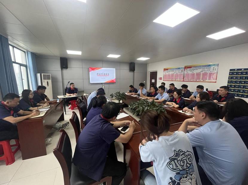 建材公司開展QC管理、質量管理知識培訓