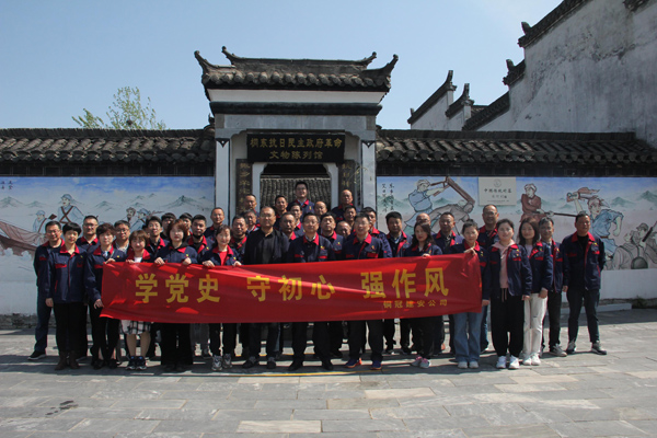公司機關、工程服務黨支部開展主題黨日活動